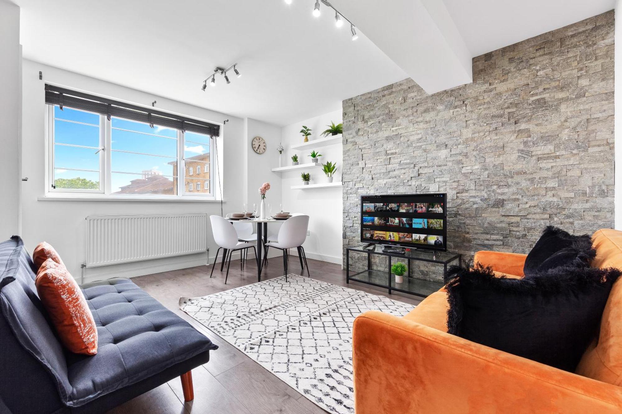 Central London Two Bedroom Serviced Apartment - Nine Elms Luxury Stay - Vauxhall & Westminster Buitenkant foto