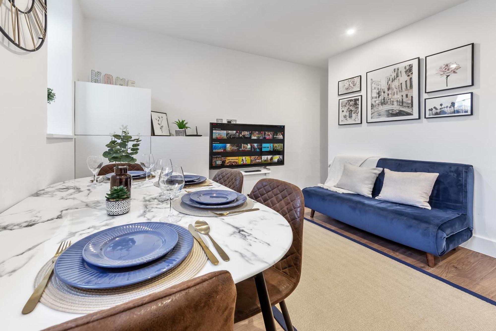 Central London Two Bedroom Serviced Apartment - Nine Elms Luxury Stay - Vauxhall & Westminster Buitenkant foto